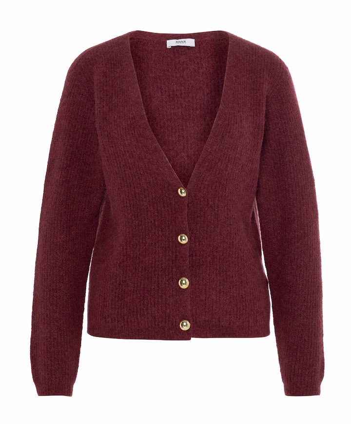 Dames vest bordeaux