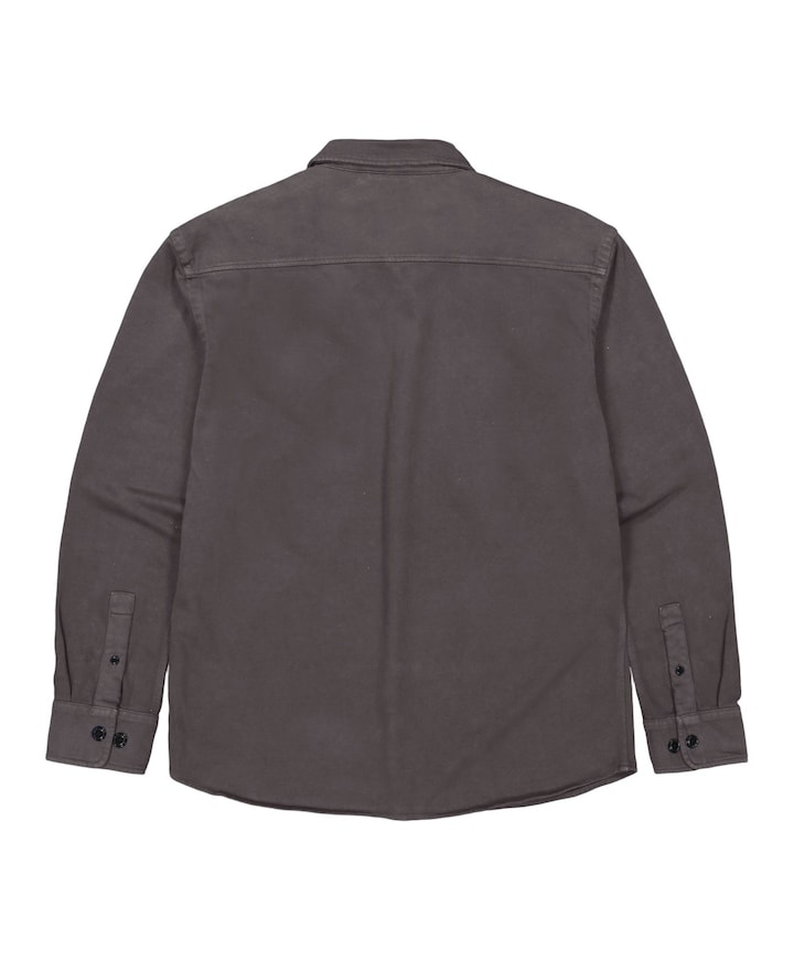 Heren overshirt grijs