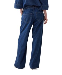 Jeans loose fit Light cotton twill dames jeans blauw