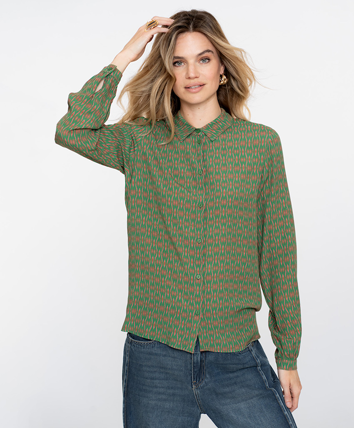 Dames blouse groen