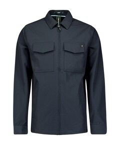 Heren overshirt blauw