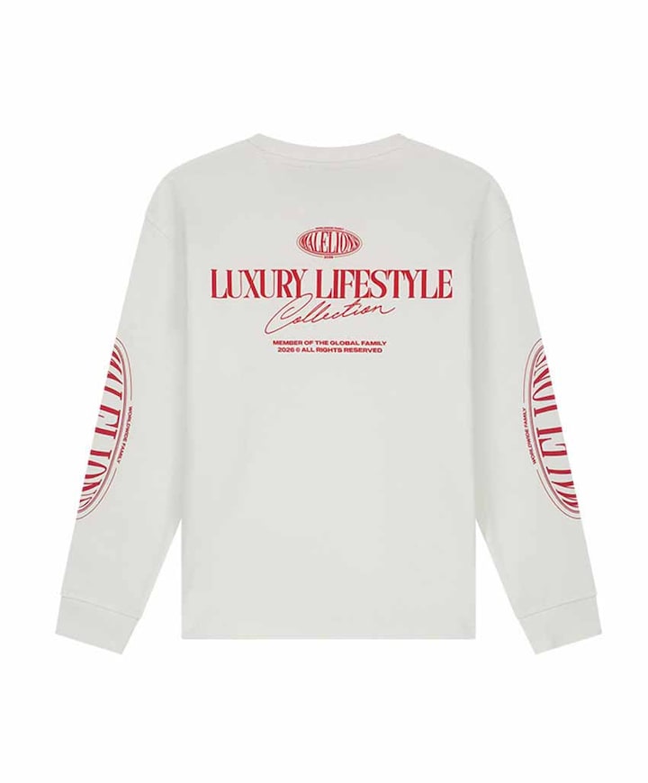 Jongens longsleeve ecru