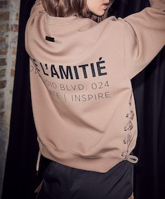 Dames sweater bruin
