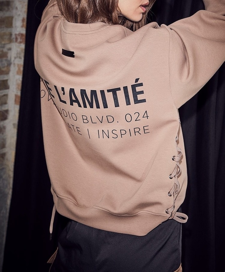 Dames sweater bruin
