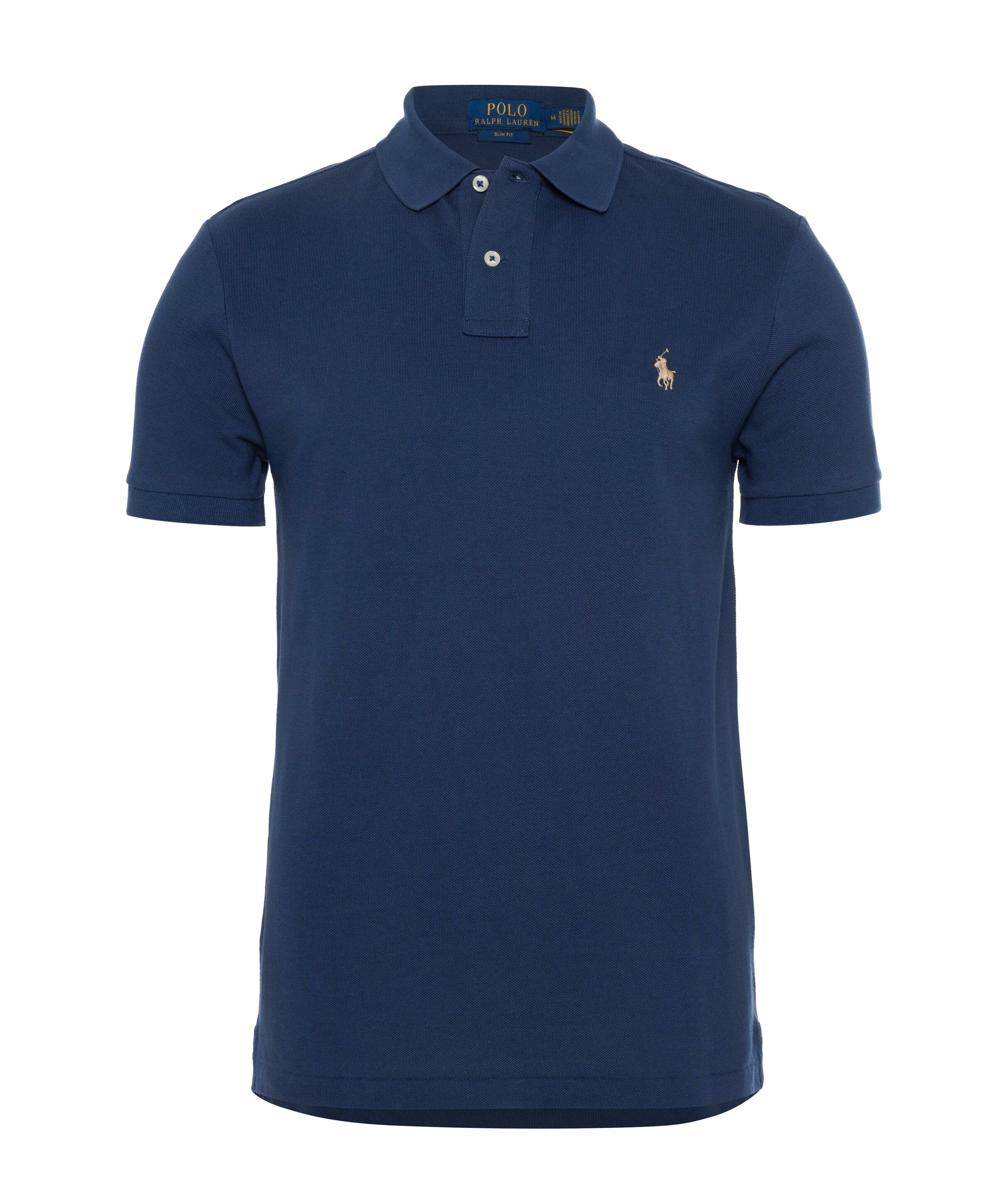 Heren polo blauw