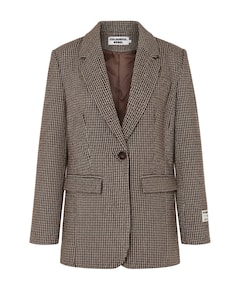 Dames blazer bruin