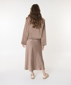 Dames rok beige