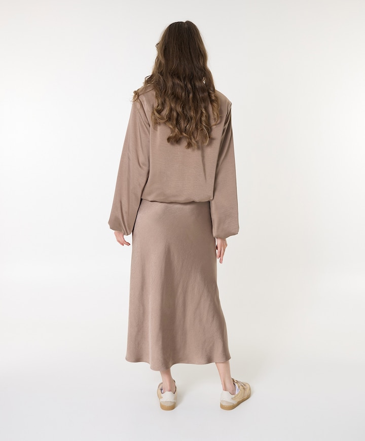 Dames rok beige