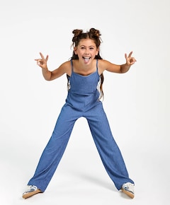 MALORY PES 562 G meisjes jumpsuit blauw