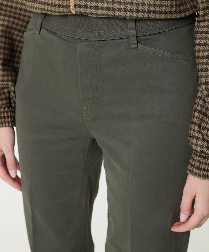 Pull On Slim dames broek groen