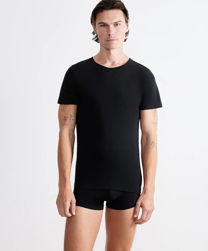 Heren T-shirt zwart