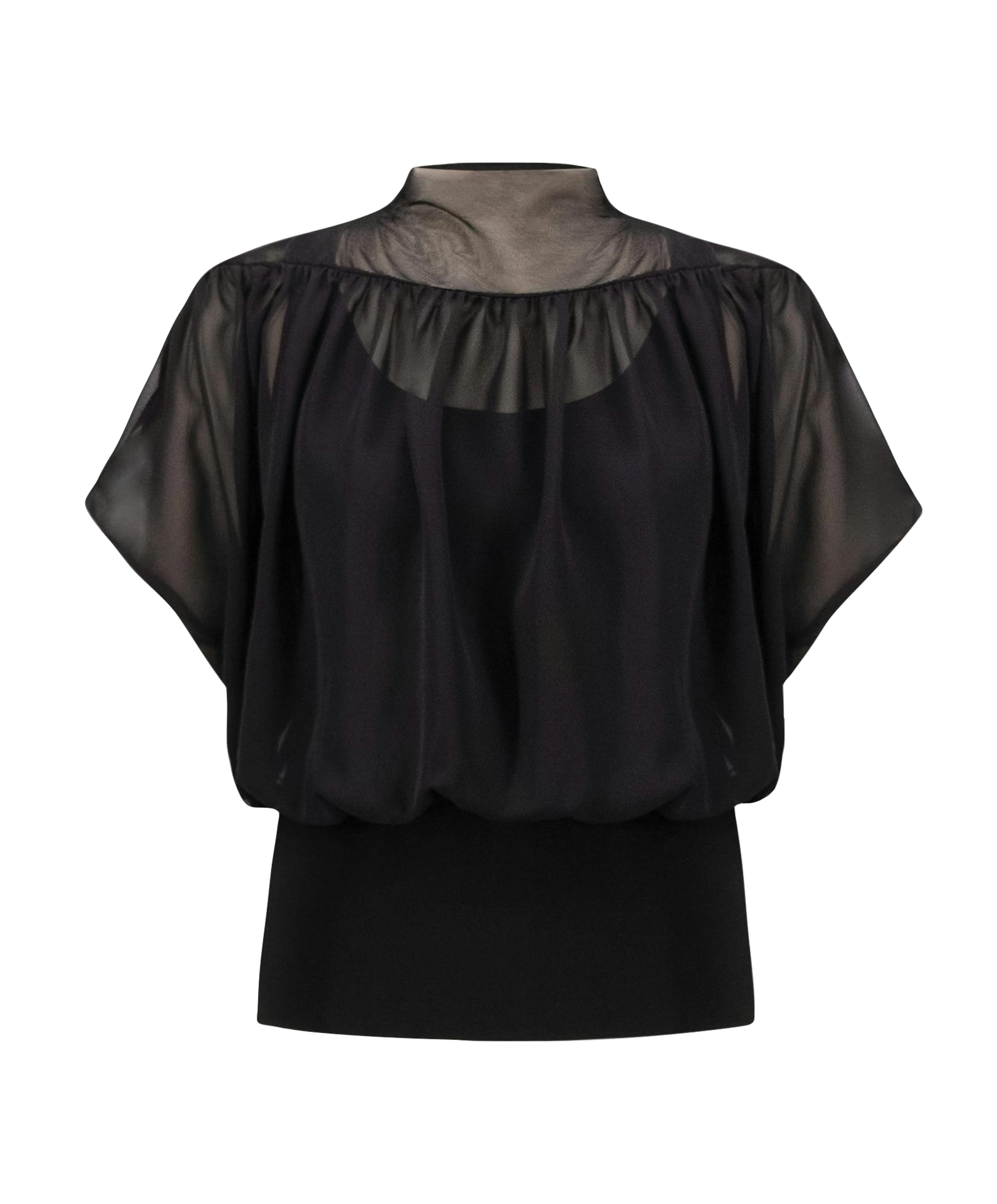 Dames top zwart