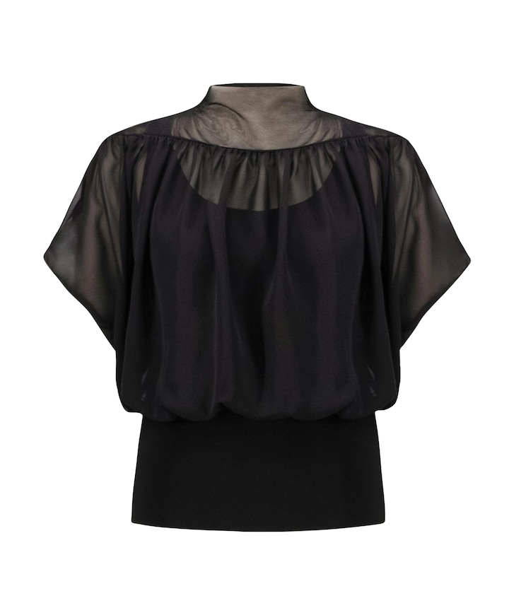 Dames top zwart