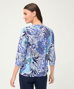 Dames longsleeve blauw