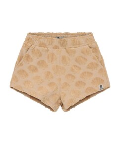 Terry Shorts Print meisjes korte broek beige
