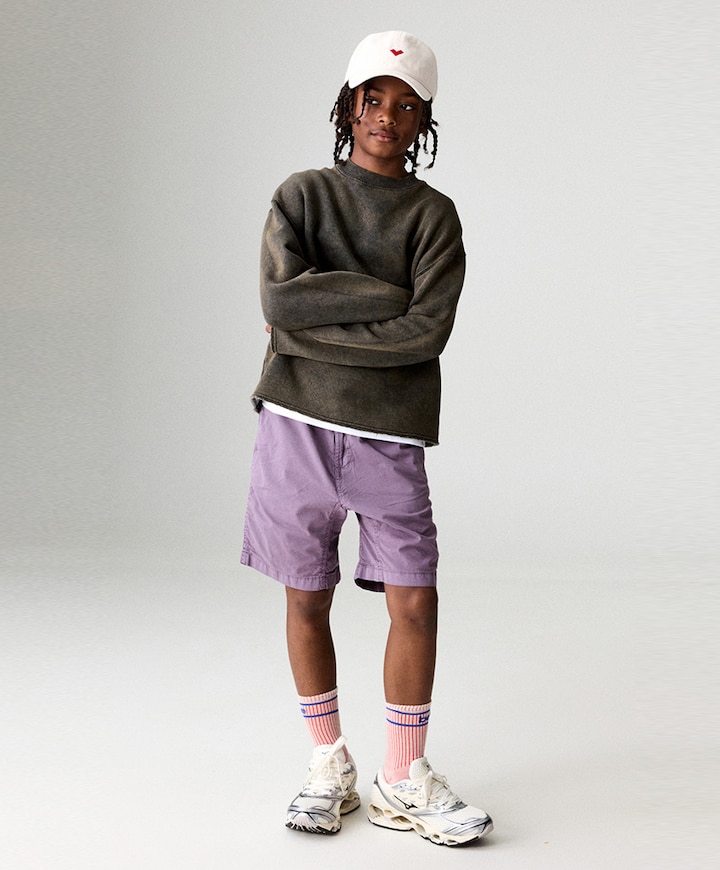 WESSY R0825 jongens jeans paars