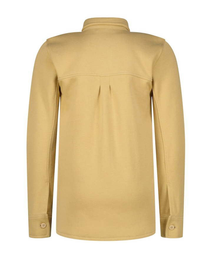 Jongens overhemd lange mouw beige