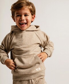 Jongens hoodie beige
