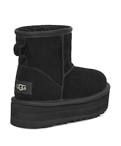 Classic mini platform meisjes enkellaarzen beige