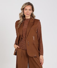 Dames gilet bruin