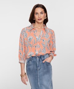 Dames blouse oranje