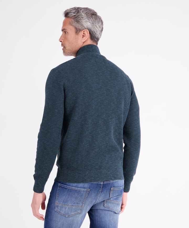 Heren vest blauw