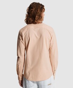 Heren overhemd lange mouw roze