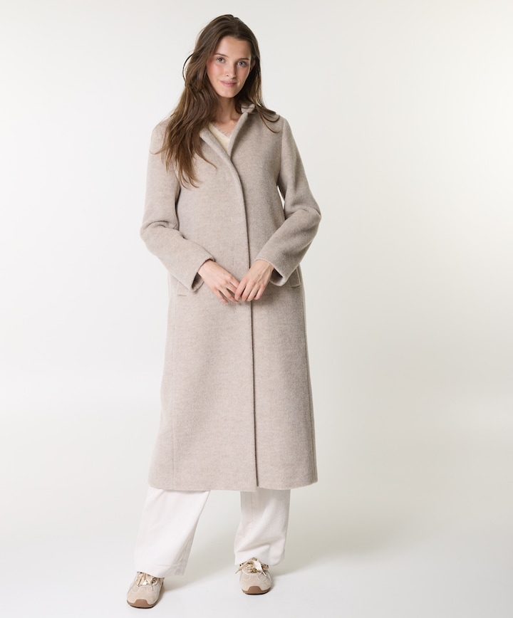 Dames jas beige