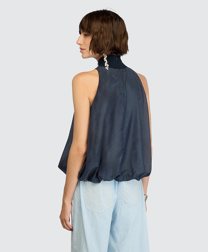 Dames top blauw