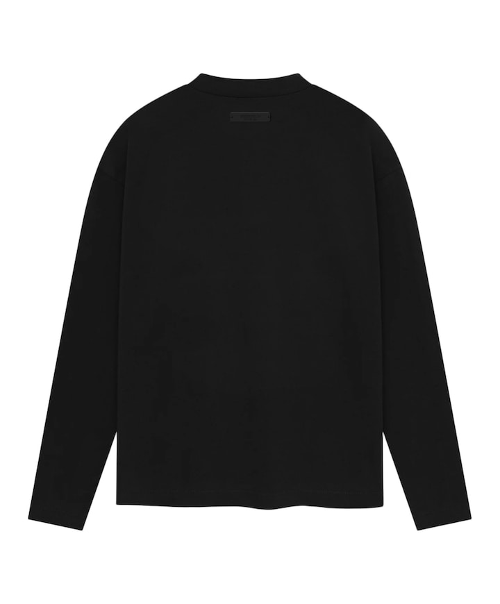 Heren longsleeve zwart