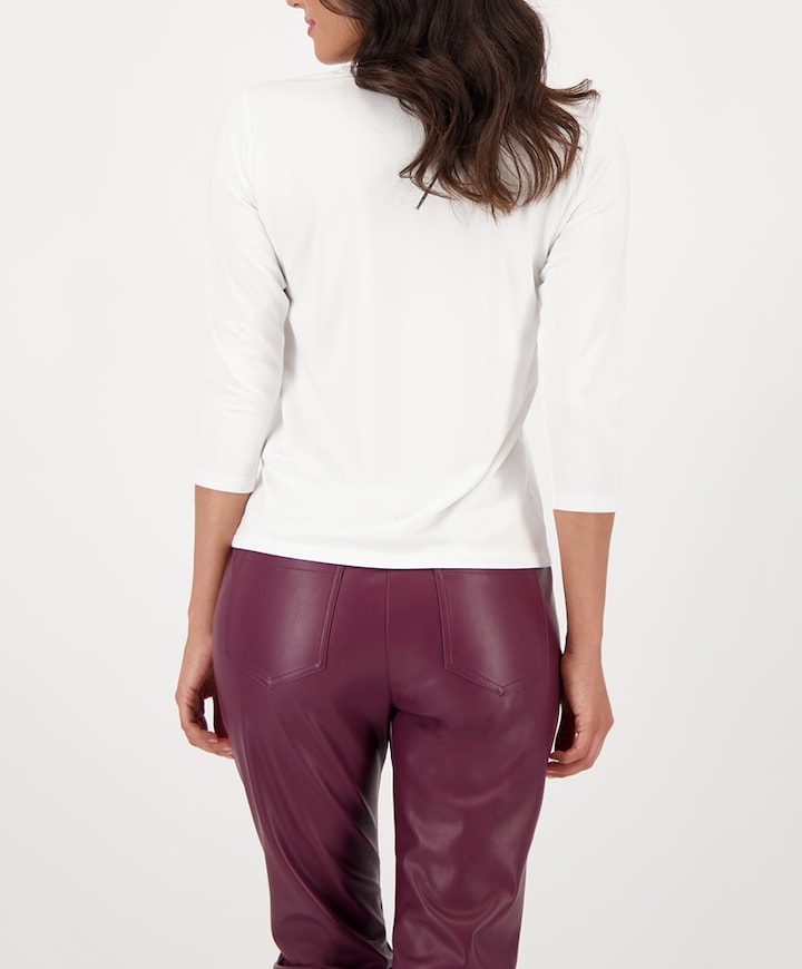 Dames longsleeve ecru