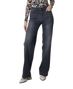 DREAM WIDE dames jeans grijs