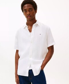 Heren overhemd korte mouw wit