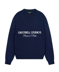 Heren sweater blauw