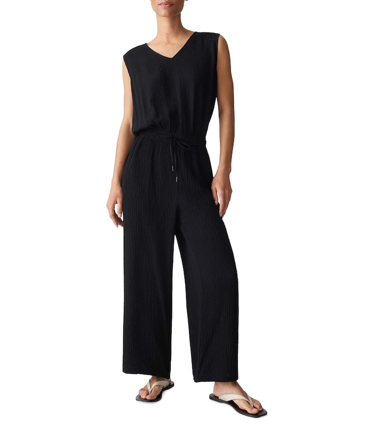 Mylara dames jumpsuit zwart