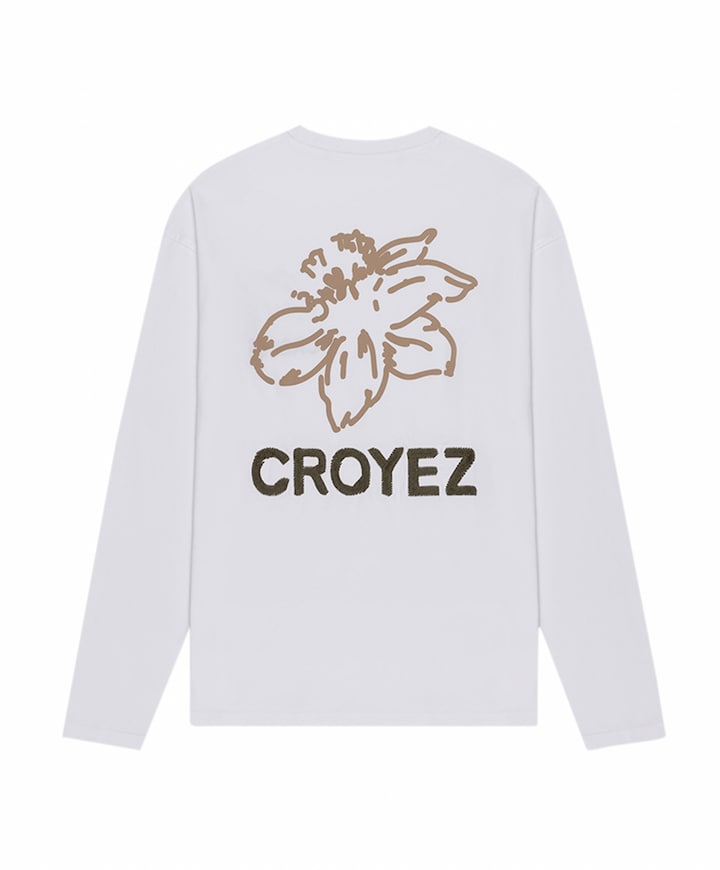 Heren longsleeve wit