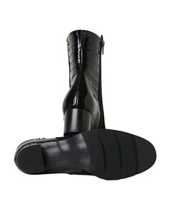 Milano dames enkellaarzen zwart