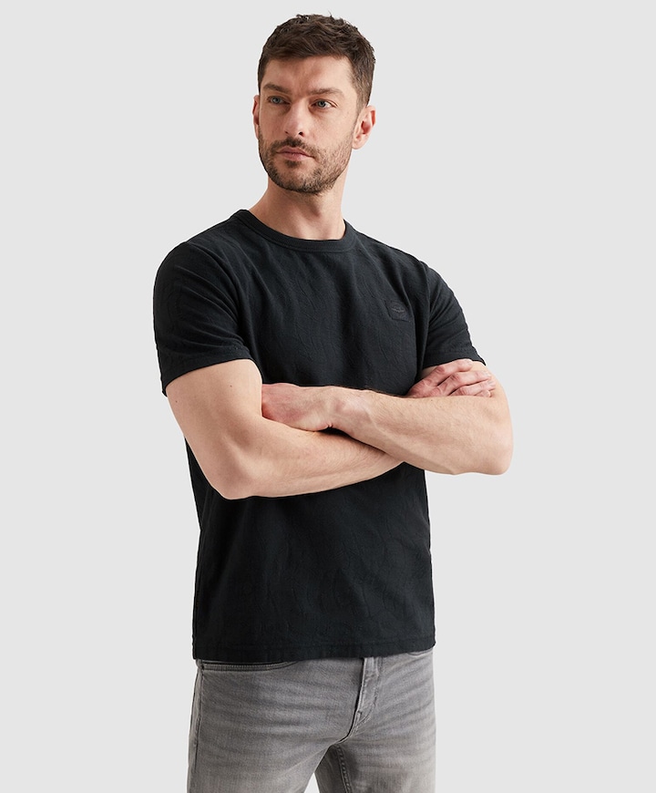 Heren T-shirt blauw