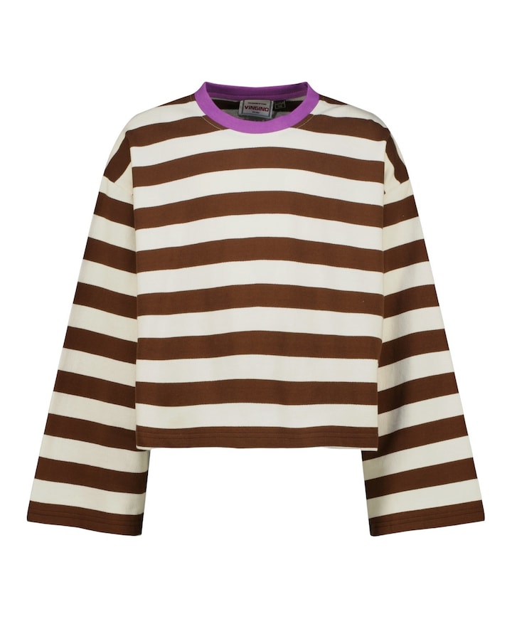 Meisjes longsleeve bordeaux