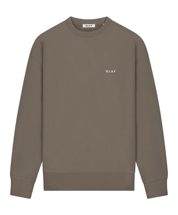 Heren sweater bruin