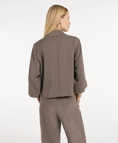 Dames blazer bruin