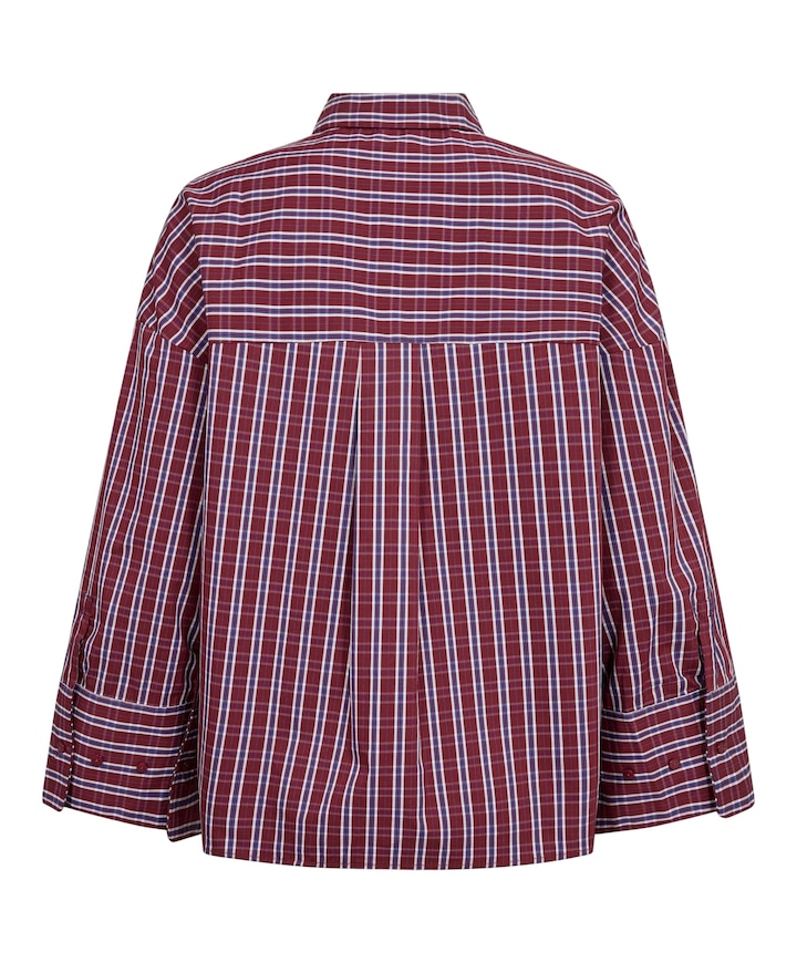 Dames blouse bordeaux