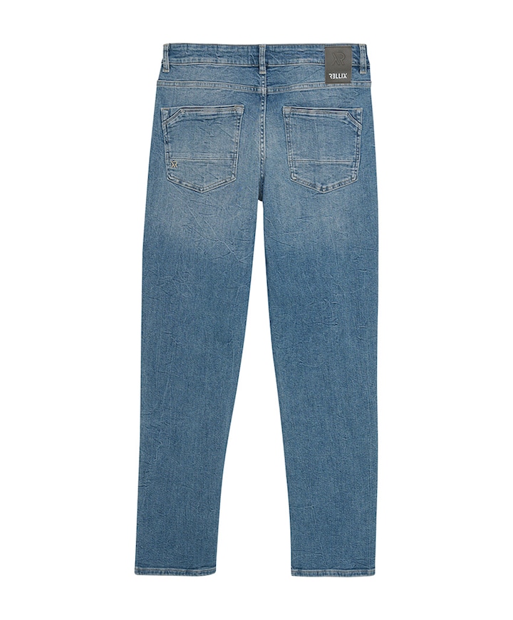 2611 Straight Wide Fit B. jeans blauw