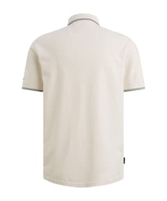 Heren polo ecru
