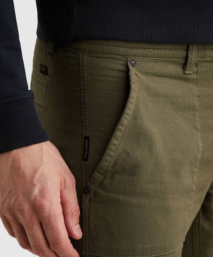 LIFTMASTER WORKER DOBBY LINE heren broek groen