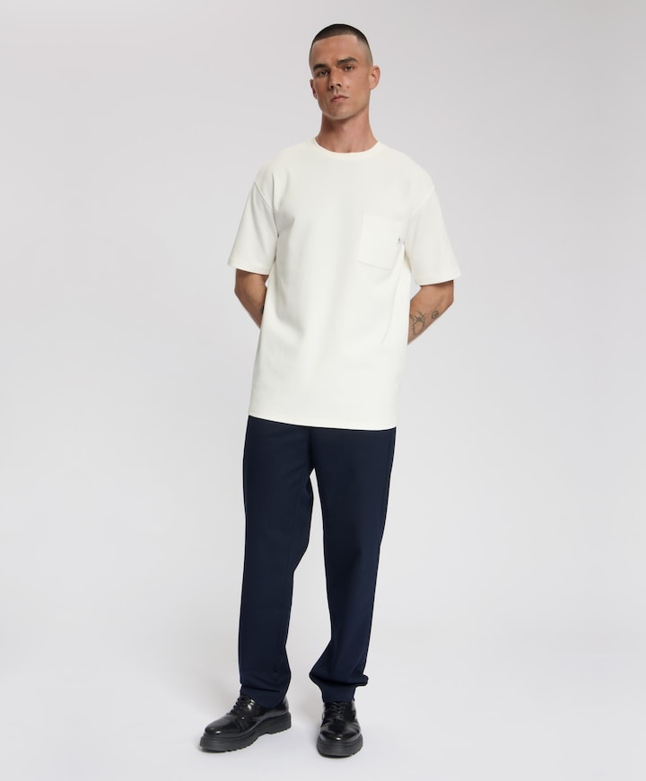 Heren T-shirt ecru