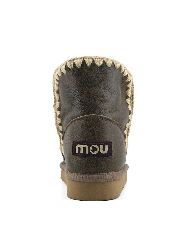 Eskimo 18 dames enkellaarzen bruin