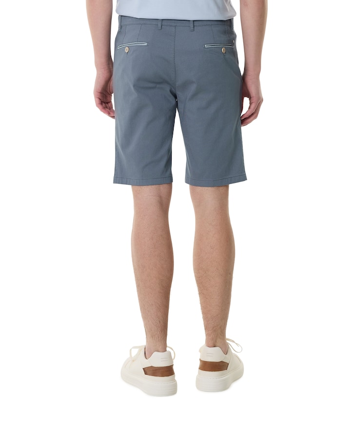 Flat Front Collection heren korte broek blauw