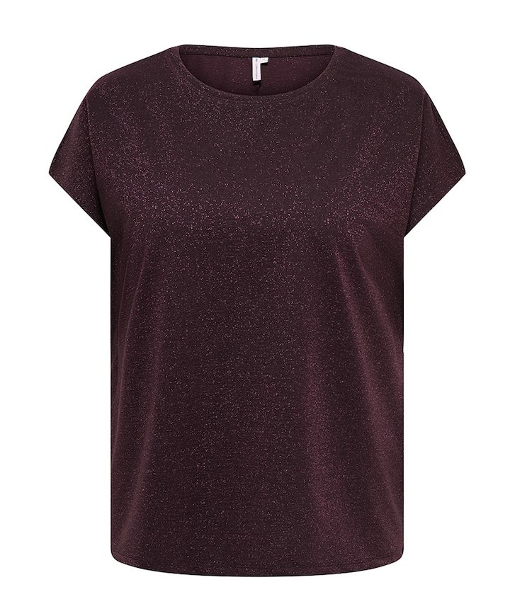 Dames T-shirt bordeaux