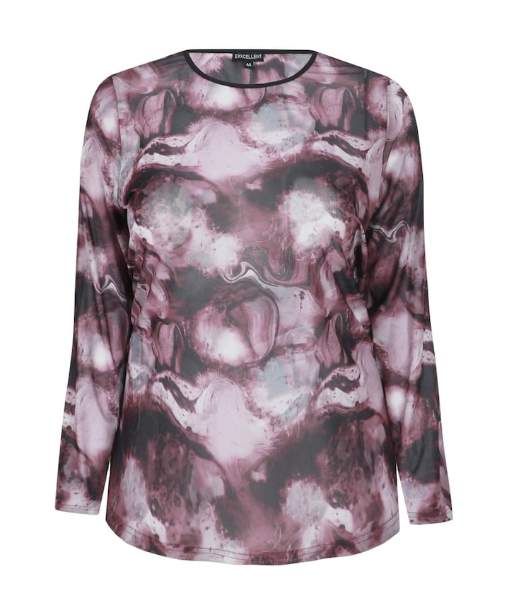 Dames longsleeve bordeaux